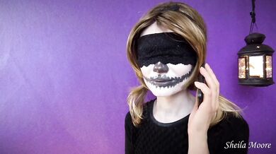 Roommate's prank while I'm on the phone with my cuckold boyfriend (Halloween edition)
