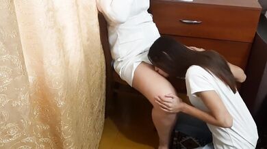 Every day at lunchtime I come to lick the of my doctor girlfriend - lesbian_illusion