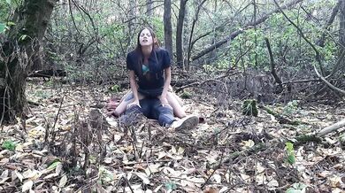 Went for a walk in the forest and saw a lesbian couple fucking. I took them off