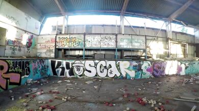 I dominate my husband in an abandoned pool