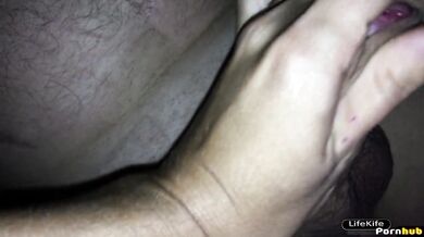 Wife woke her husband and fucked him passionately
