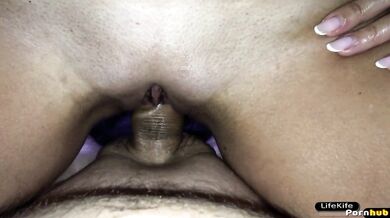 Wife woke her husband and fucked him passionately