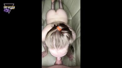 ON THE HAIR OF A STUDENT FOR 100 RUBLES -