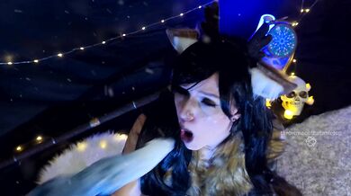 Wintery Roleplay Fun with Bad Dragon's Jean-Claw the Wendigo - COSPLAY ROLEPLAY MILF