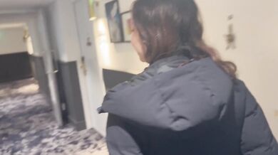 Beautiful Italian Wife Has Uncontrollable Squirting on Her Lover's Raw BWC While She Cheats on Her Black Husband in Hotel