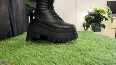 Crushing Your Little Worm with My Dangerous Naked Wolfe Boots