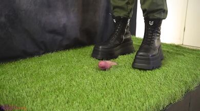 Crushing Your Little Worm with My Dangerous Naked Wolfe Boots