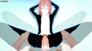 Angel Devil from Chainsaw Man Gives An Amazing Footjob!