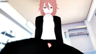 Angel Devil from Chainsaw Man Gives An Amazing Footjob!