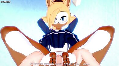 Whisper the Wolf from Sonic Gives You A Footjob Furry Style