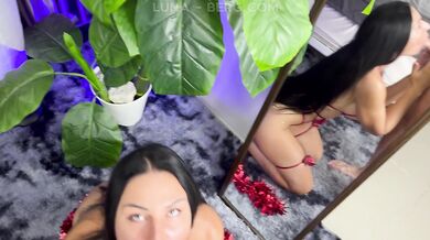 Good Santa gave me a hot girl to play with for Christmas. FULL VIDEO. POV