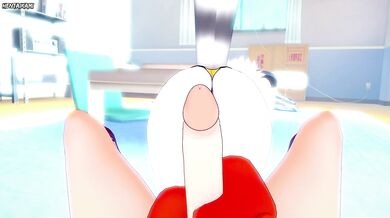 Tangle the Lemur from Sonic Gives You A Footjob Furry Style