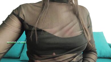 I caress and play with my breasts and nipples, it turns me on so much. And you?