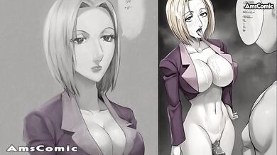 Hunter X Hunter hentai comic - big tits Pakunoda blow job hentai by amscomic