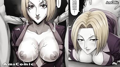 Hunter X Hunter hentai comic - big tits Pakunoda blow job hentai by amscomic