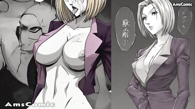 Hunter X Hunter hentai comic - big tits Pakunoda blow job hentai by amscomic