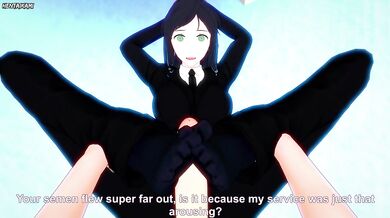 Santa Claus from Chainsaw Man Gives An Amazing Footjob!
