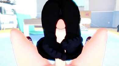 Santa Claus from Chainsaw Man Gives An Amazing Footjob!