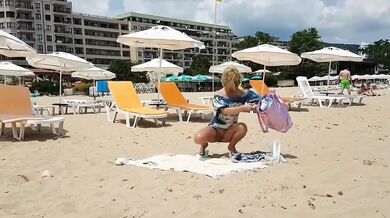 Hot girl public beach masturbate-A stranger gives him first anal