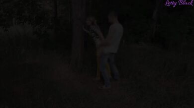 Quickie Fuck with Stranger in Park - Outdoor Cum in Mouth