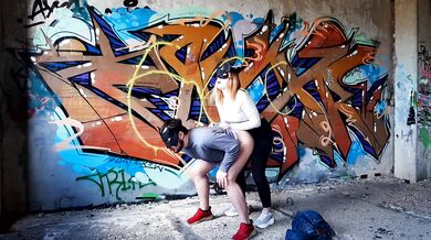 NEAR THE RAILWAY HE FUCKS ME, THEN I FUCK HIM (MASSAGE PROSTATE)