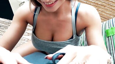 Cute Girl Blowjob my Huge Cock!