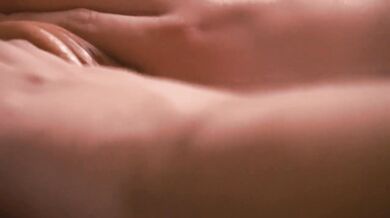 Gentle frictions. Pussy fucking close-up
