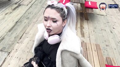 Flexible Alt E-Girl Sucks For Energy Drink And Takes Deep Anal Creampie In Insane Positions - Flexy Lover