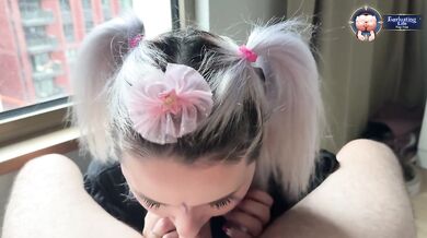Flexible Alt E-Girl Sucks For Energy Drink And Takes Deep Anal Creampie In Insane Positions - Flexy Lover