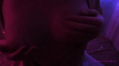 Shy teen touches her nipples with ice cube