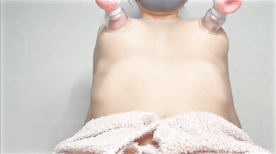 Fart Orgasm — Nipple Suction and Vibrator Clit Masturbation Trigger Twitching Squirt, Cumming While Everything Leaks Out, Horny Japanese Girl