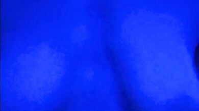 Titty Play Topless In Blue Light, POV Chest