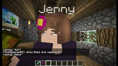 Hot Teenager Jenny Trying The Neighbor's Big Cock | Minecraft Mod