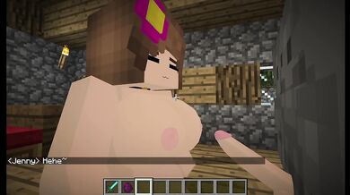 Hot Teenager Jenny Trying The Neighbor's Big Cock | Minecraft Mod