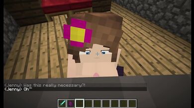Hot Teenager Jenny Trying The Neighbor's Big Cock | Minecraft Mod