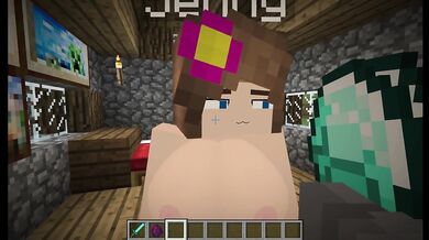 Hot Teenager Jenny Trying The Neighbor's Big Cock | Minecraft Mod
