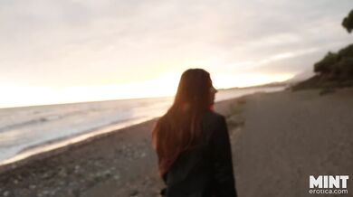 Public Beach Tease With Buttplug
