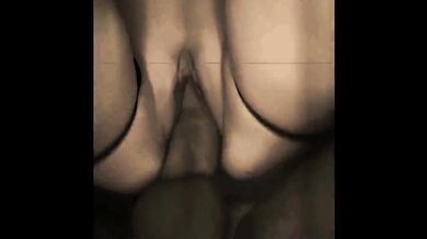 The thin bride received penetration before the wedding