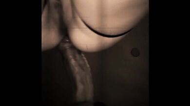 The thin bride received penetration before the wedding