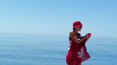 Public sex nudists: Pissing, Teasing, Blowjob and sperm in mouth