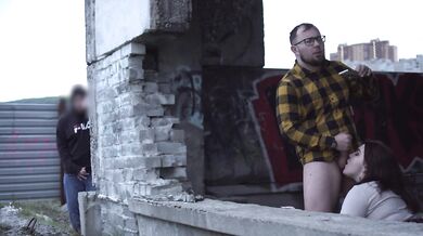 Weird dude spied on a couple filming a homemade video