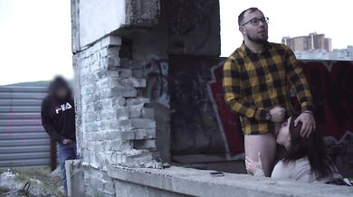 Weird dude spied on a couple filming a homemade video