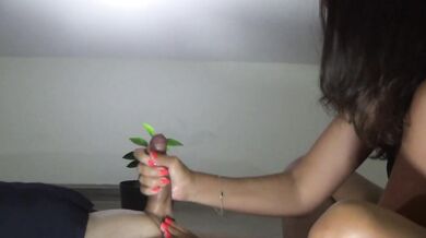 #4 Stepsister makes him Explode with Edging Handjob and Prostate Play
