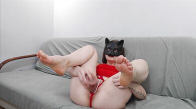 My pussy wet my new panties
