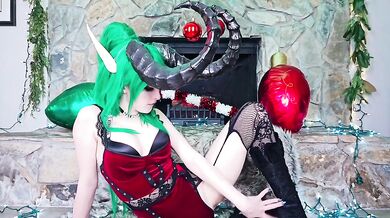 Christmas Demon Hunter - World of Warcraft Erotic Cosplay