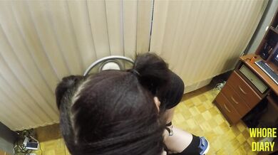 Skater Girl Handjob - Cum On Skirt