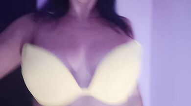 Big tits jumping