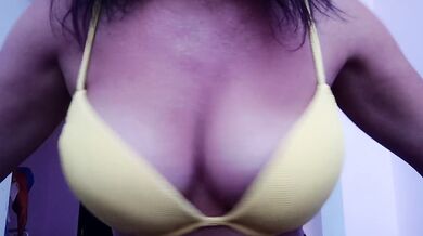 Big tits jumping