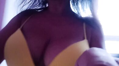 Big tits jumping