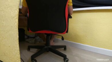 Blowjob time! Taboo StepSister didn't let me play computer (with Conversations)